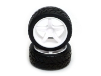 Buggy Racing Slick 5-Speichenfelge weiss vorne