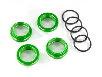 Spring Retainer Aluminium green