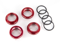 Spring Retainer Aluminium red