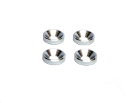 Countersunk Washers Alu silver M4