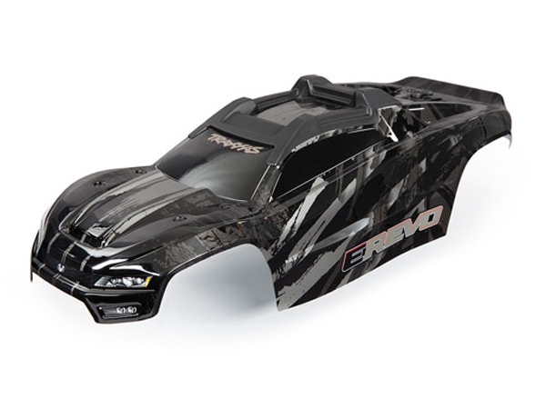 1:10 Karosserie Traxxas E-Revo schwarz - HOBBY-STORE