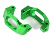 Caster Blocks Aluminium green
